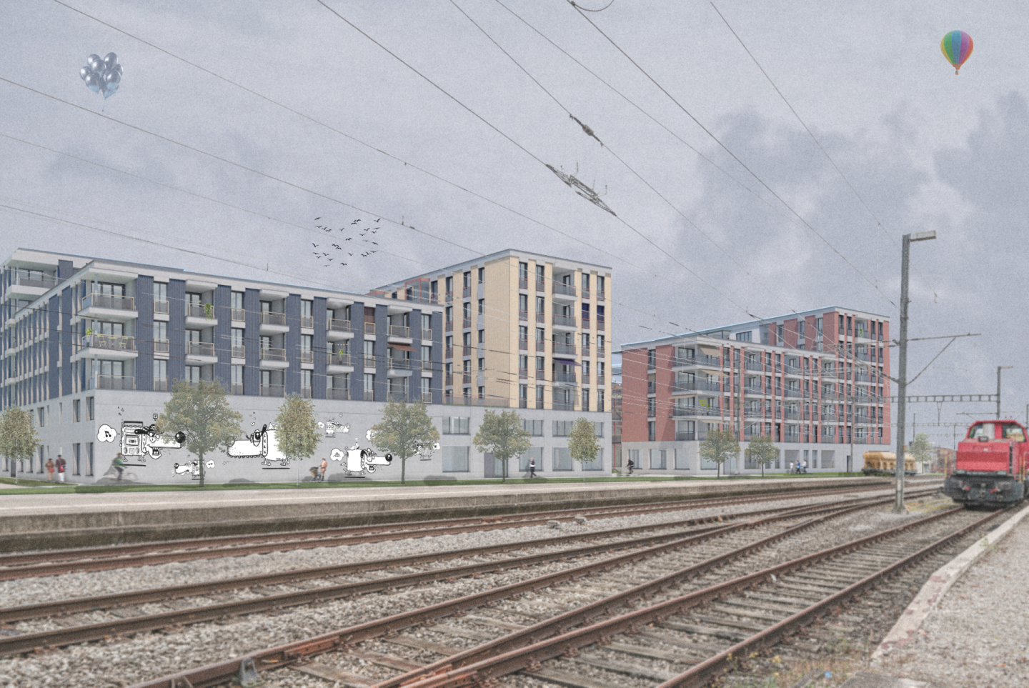  Studienwettbewerb Citylink «Giardino» Ebikon